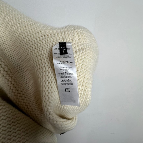 Ann Demeulemeester Wool Turtle Pullover - Picture 9 of 13